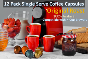 12 Pack Single Serve Coffee Capsules